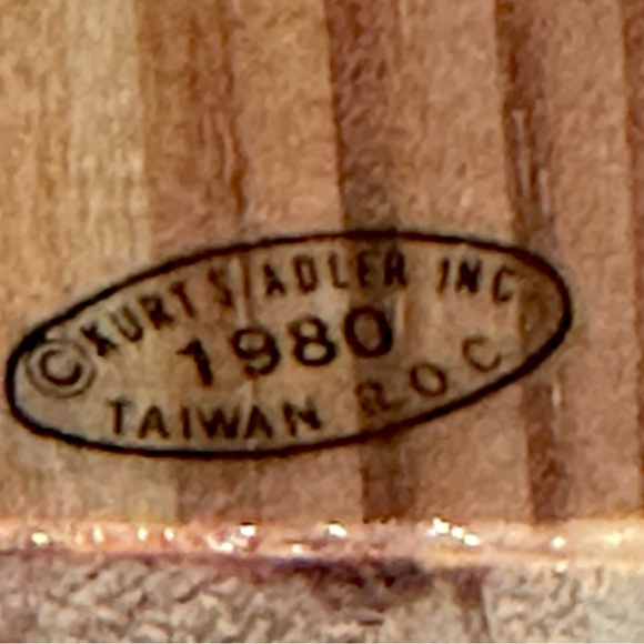 Kurt Adler 1980 Vtg Handmade & Hand-Painted Wooden Nativity Scene Xmas Ornament - Picture 11 of 11